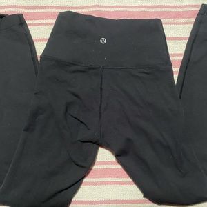 black lululemon align leggings 28”